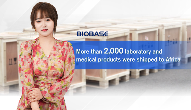 Mais de 2.000 produtos de laboratório e médicos foram enviados para a África