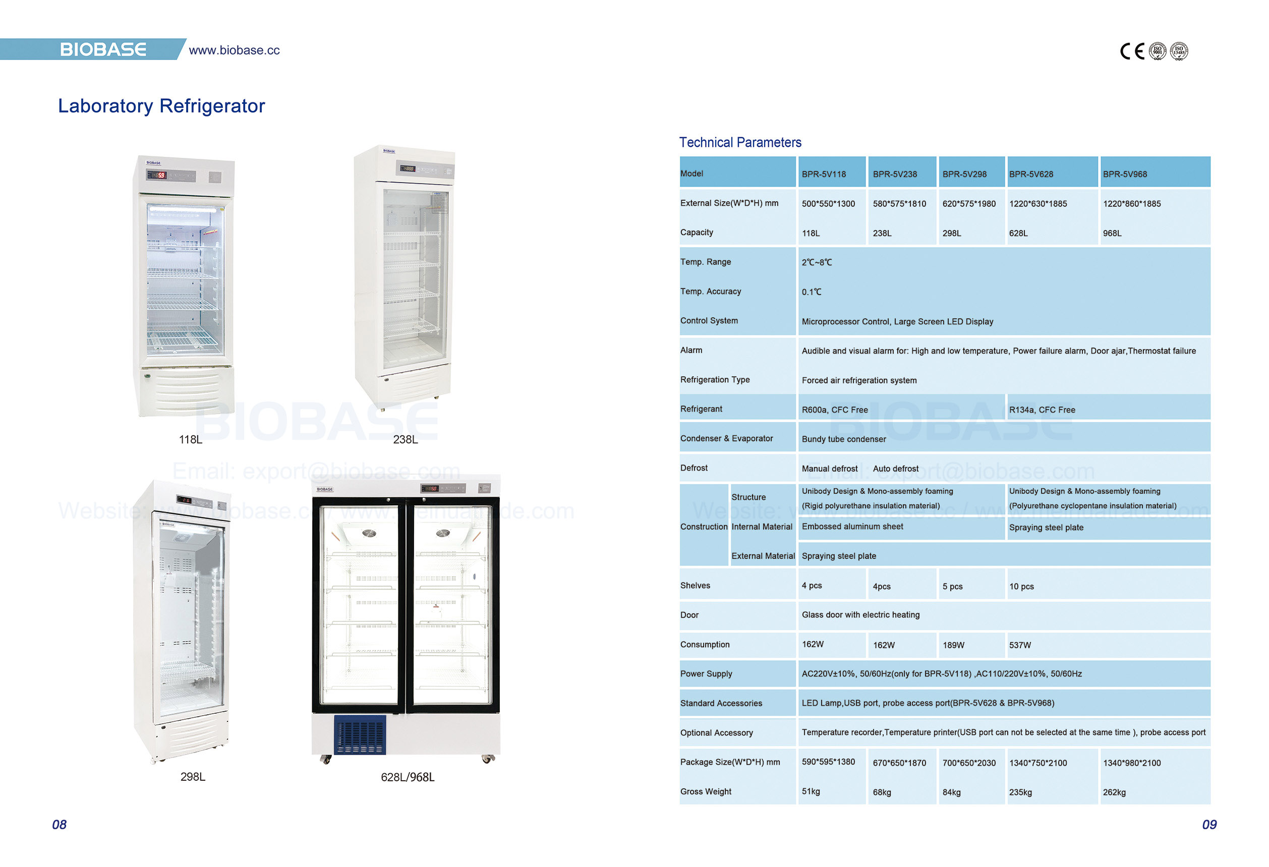 8-9 refrigerador de laboratório