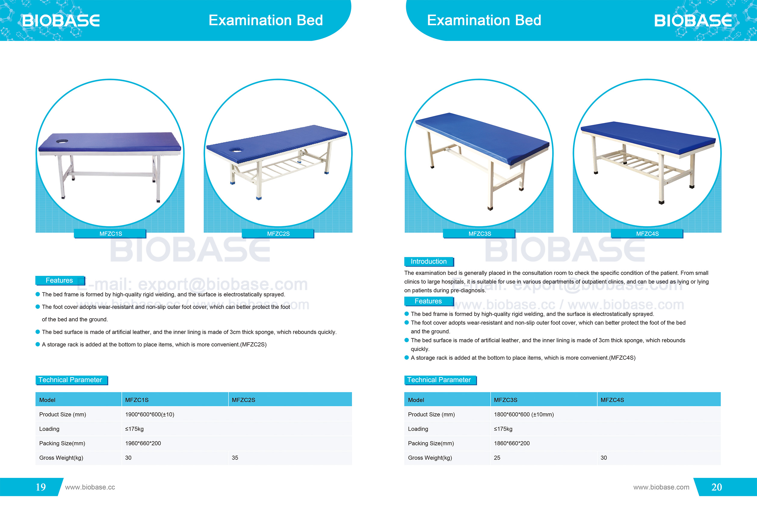 Cama de exame 19-20