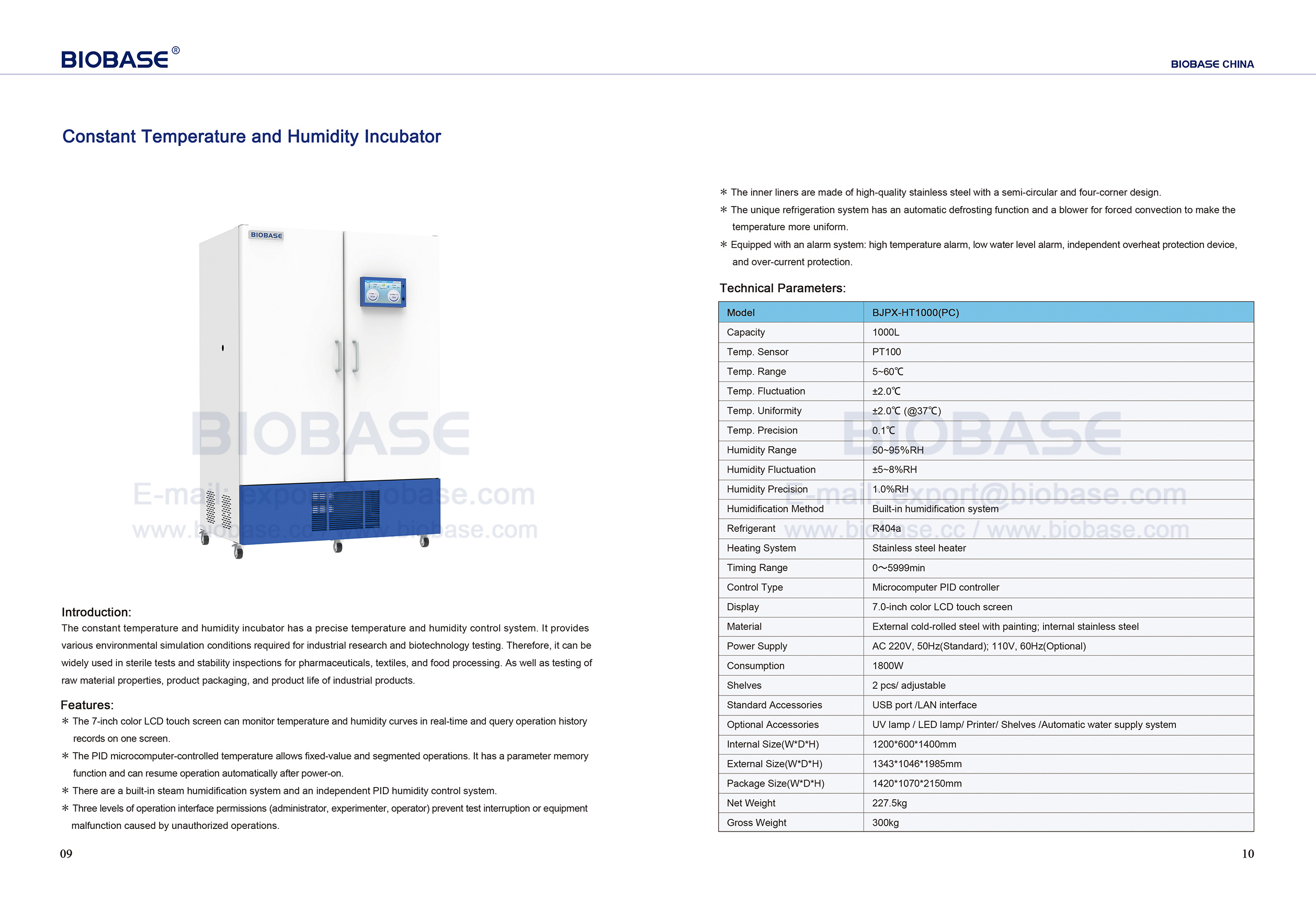 9-10 Incubadora de temperatura e umidade constante