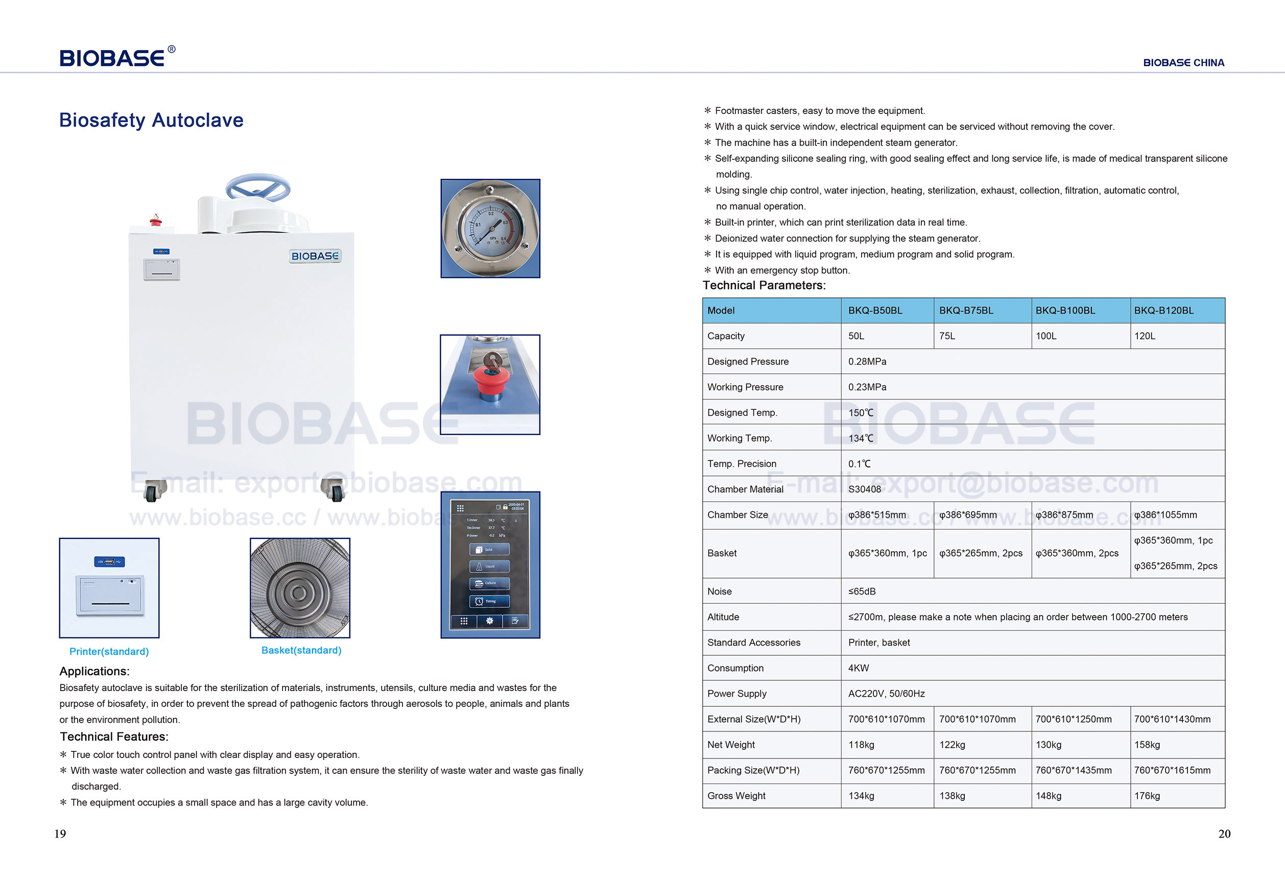 19-20 AutoClave de biossegurança
