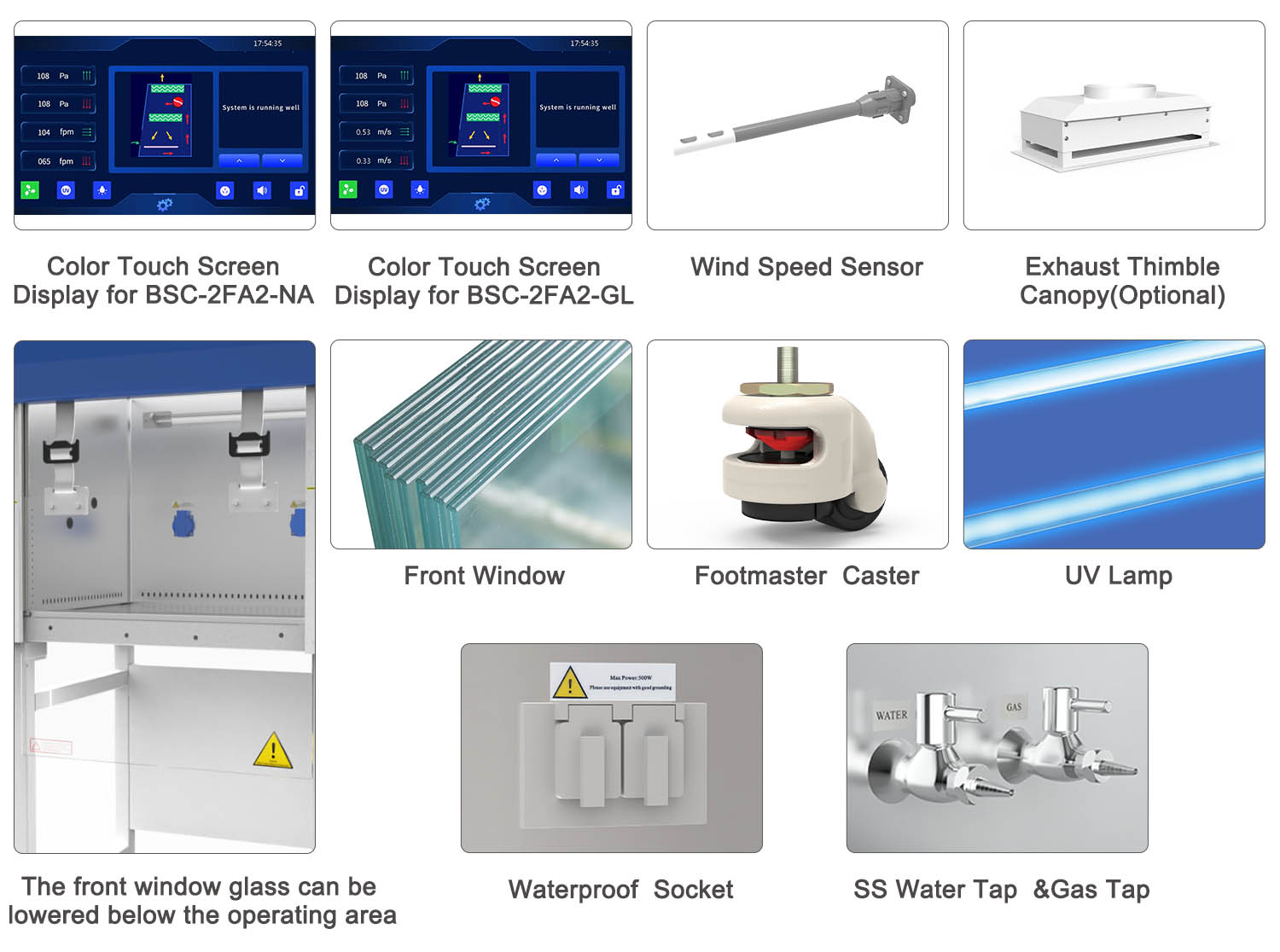 07-08 NSF CLASSE CLASSE II A2 Gabinete de Segurança Biológica
