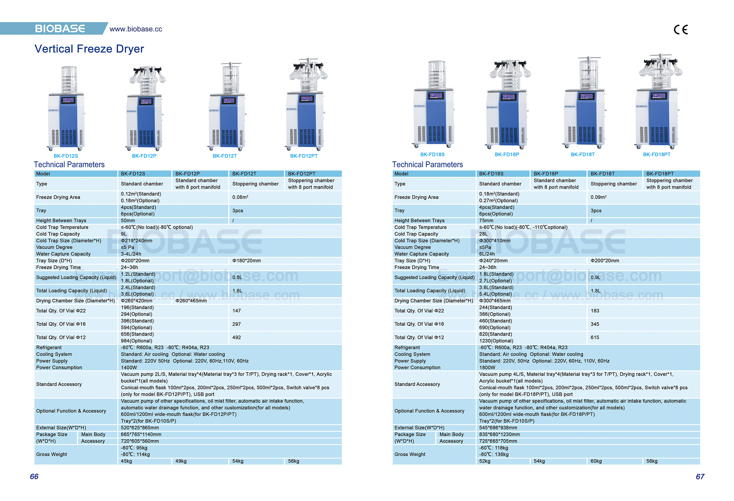 Liofilizador vertical 66-67